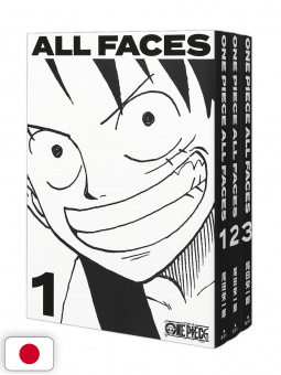 BUNDLE: One Piece All Faces 1 + 2 + 3 - Edizione Giapponese