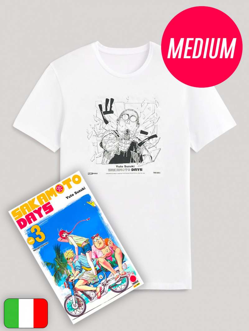 Sakamoto Days 3 Variant + T-Shirt Taglia M