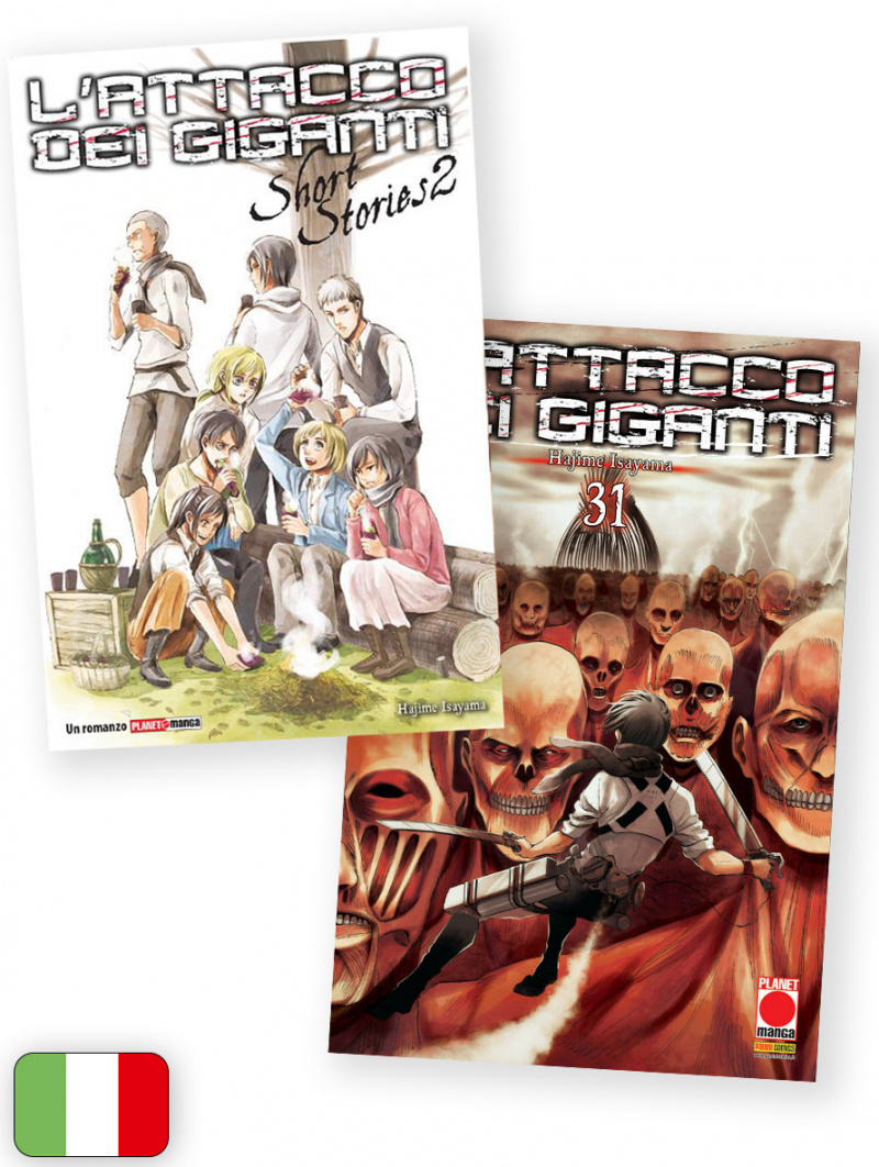 L'Attacco dei Giganti 31 + Short Stories 2