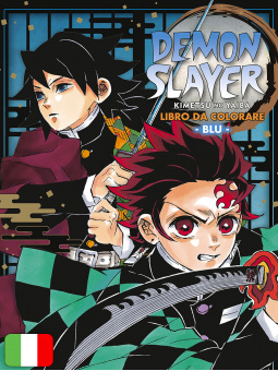 Demon Slayer - Kimetsu No Yaiba - Libro Da Colorare 2: Blu