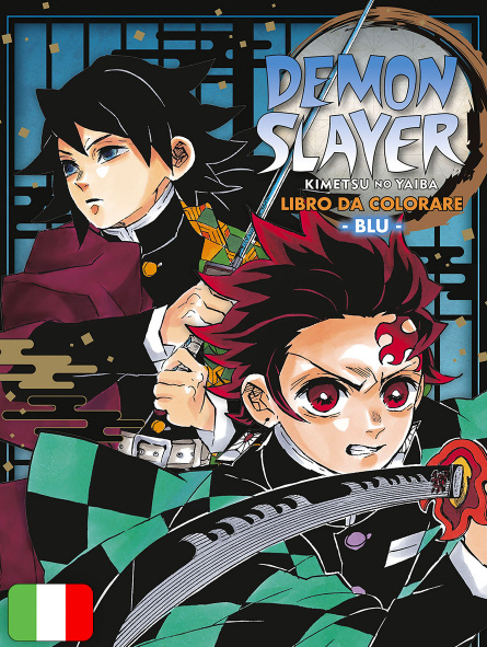 Demon Slayer - Kimetsu No Yaiba - Libro Da Colorare 2: Blu