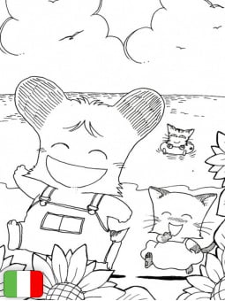 Hello! Spank 1 Variant Coloring Game