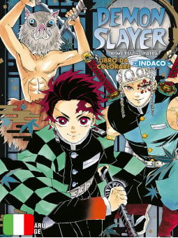 Demon Slayer - Kimetsu No Yaiba - Libro Da Colorare 4: Indaco