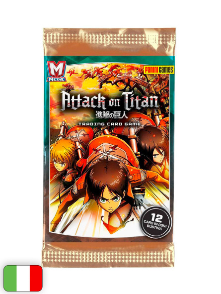 Attack On Titan Card Game: Booster Pack Singolo (1 busta) Panini [ITA]
