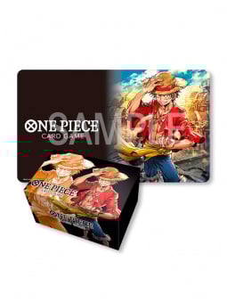 One Piece Card Game: Playmat And Storage Box Set Monkey D. Luffy - ...