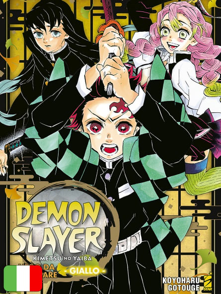 Demon Slayer - Kimetsu No Yaiba - Libro Da Colorare Giallo 5