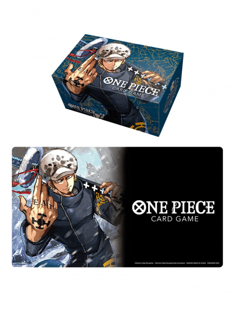 One Piece Card Game: Playmat And Storage Box Set Trafalgar D. Law -...