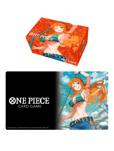One Piece Card Game: Playmat And Storage Box Set Nami - [ENG]