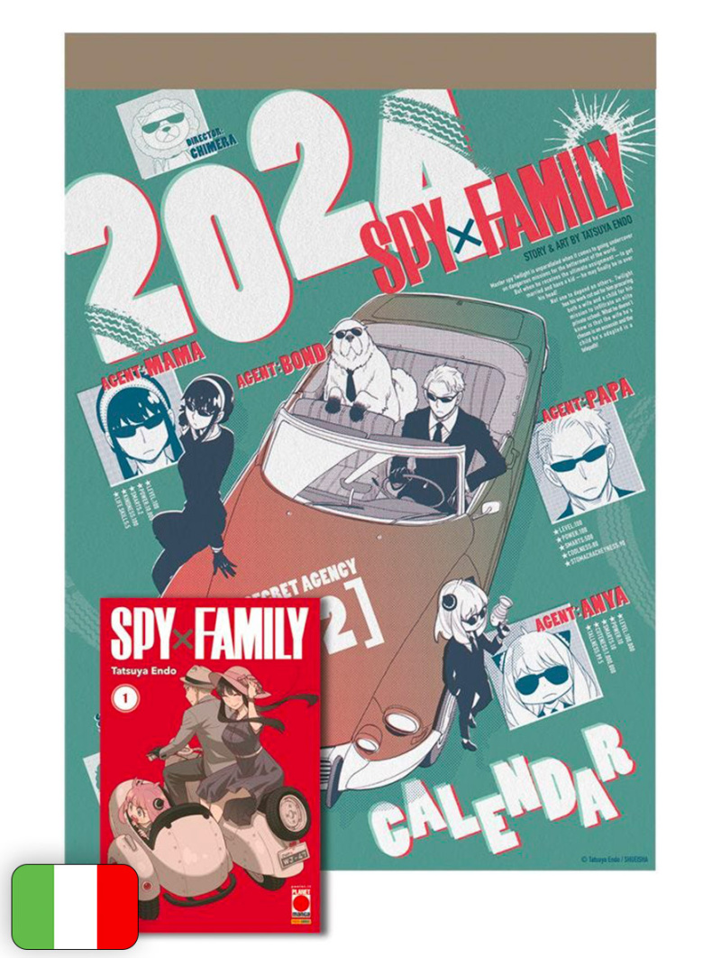 Spy X Family Calendario 2024 + Variant