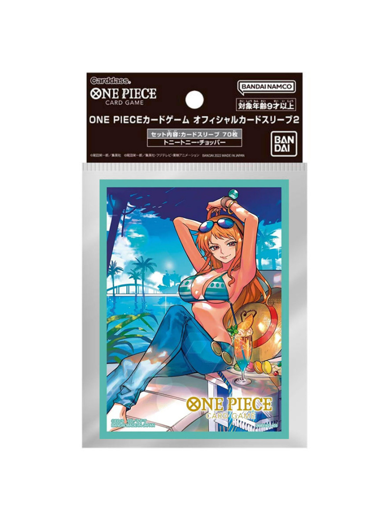 One Piece Card Game: Nami Official Sleeve 2023 Set 4 (Standard Size)