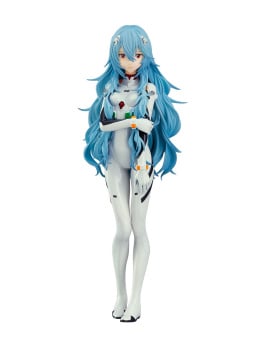 Rei Ayanami Ver. Long Hair Rebuild Of Evangelion Pop Up Parade - Go...