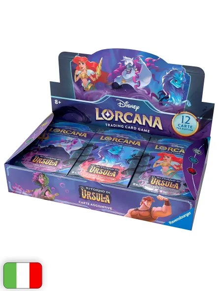 Disney Lorcana Card Game: Booster Display Box (24 buste) - Nelle Te...