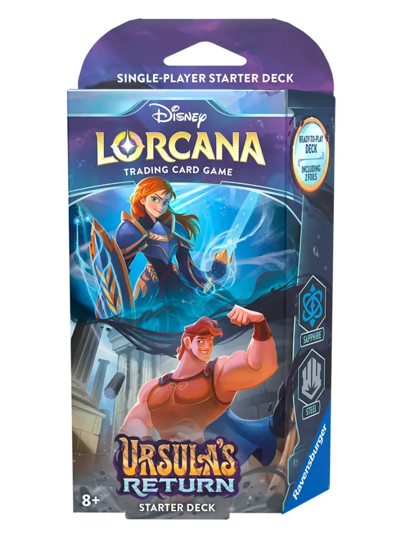 Disney Lorcana Card Game: Sapphire/Steel Starter Deck - The First C...