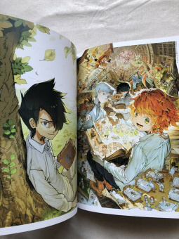 The Promised Neverland ART BOOK WORLD - Edizione Giapponese