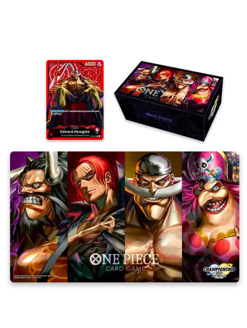 One Piece Card Game: Playmat And Storage Box Special Goods Set Ace/...