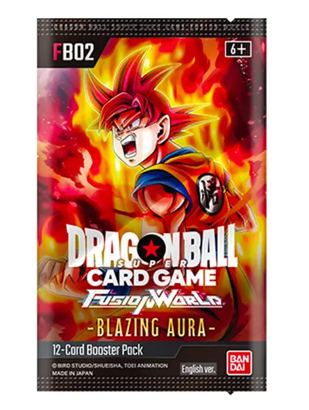 Dragon Ball Super Card Game: Fusion World - Blazing Aura (1 busta) FB-02 [ENG]