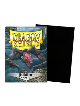 Dragon Shield Matte Black Card Sleeves (Standard Size)