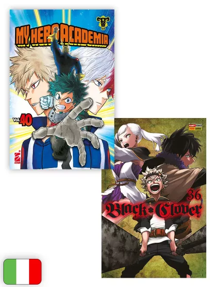 My Hero Academia 40 + Black Clover 36 Collabovariant - Bundle My Hero Academia 40 + Black Clover 36 Collabovariant - Bundle