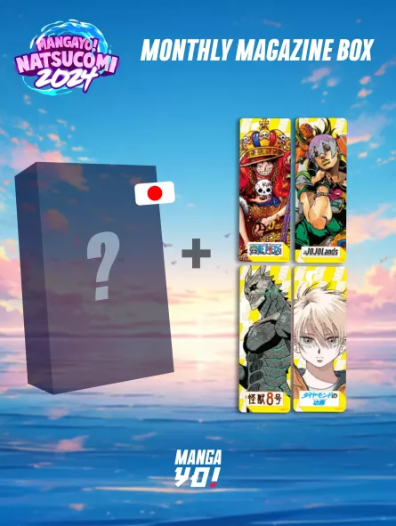 Monthly Magazine Box - One Piece + The JoJoLands + Kaiju No.8 + The Days Of Diamond - NatsuComi 2024