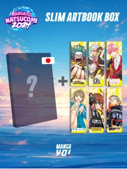 Slim Artbook Box - My Hero Academia + Dandadan + Sakamoto Days + Blue Box + Pink & Habanero + Kindergarten Wars - NatsuComi 2024