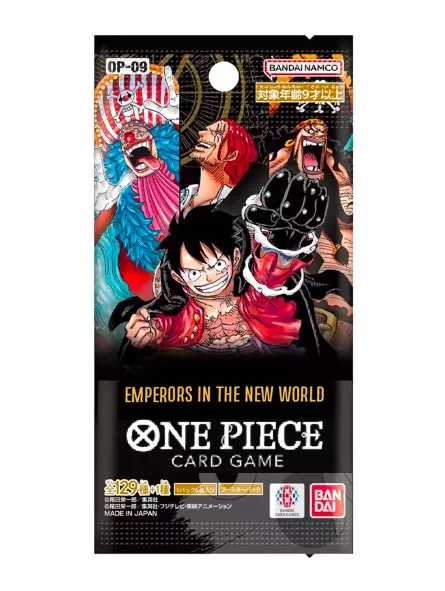 One Piece Card Game: Emperors In The New World - Booster Pack singolo (1 busta) OP-09 [ENG]