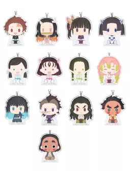 Acrylic Keychain Demon Slayer Breached Swordsmith Village Ichiban Kuji - Bandai Figure [1x Casuale]