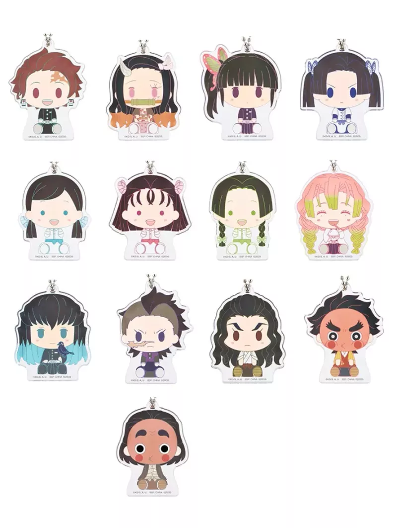 Acrylic Keychain Demon Slayer Breached Swordsmith Village Ichiban Kuji - Bandai Figure [1x Casuale]