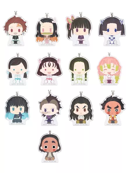 Acrylic Keychain Demon Slayer Breached Swordsmith Village Ichiban Kuji - Bandai Figure [1x Casuale]