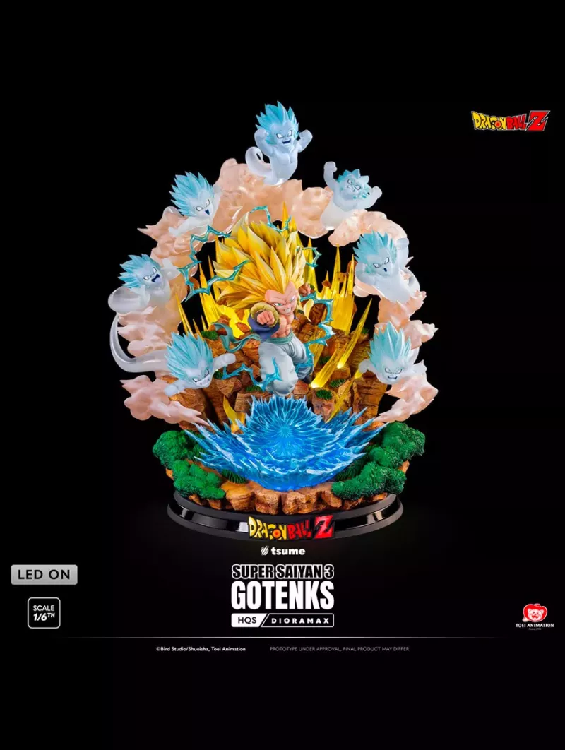 [PREORDINE] Super Saiyan 3 Gotenks Dragon Ball Z HQS Dioramax - Tsume Statue