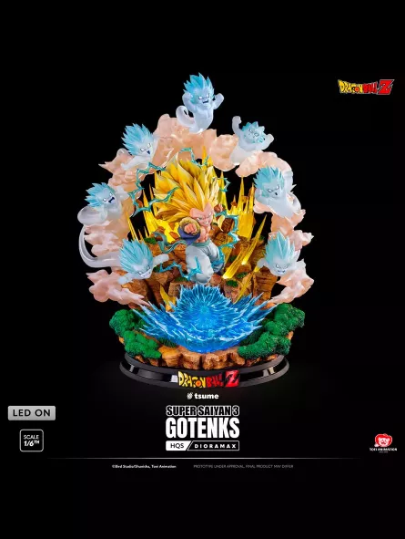 [PREORDINE] Super Saiyan 3 Gotenks Dragon Ball Z HQS Dioramax - Tsume Statue