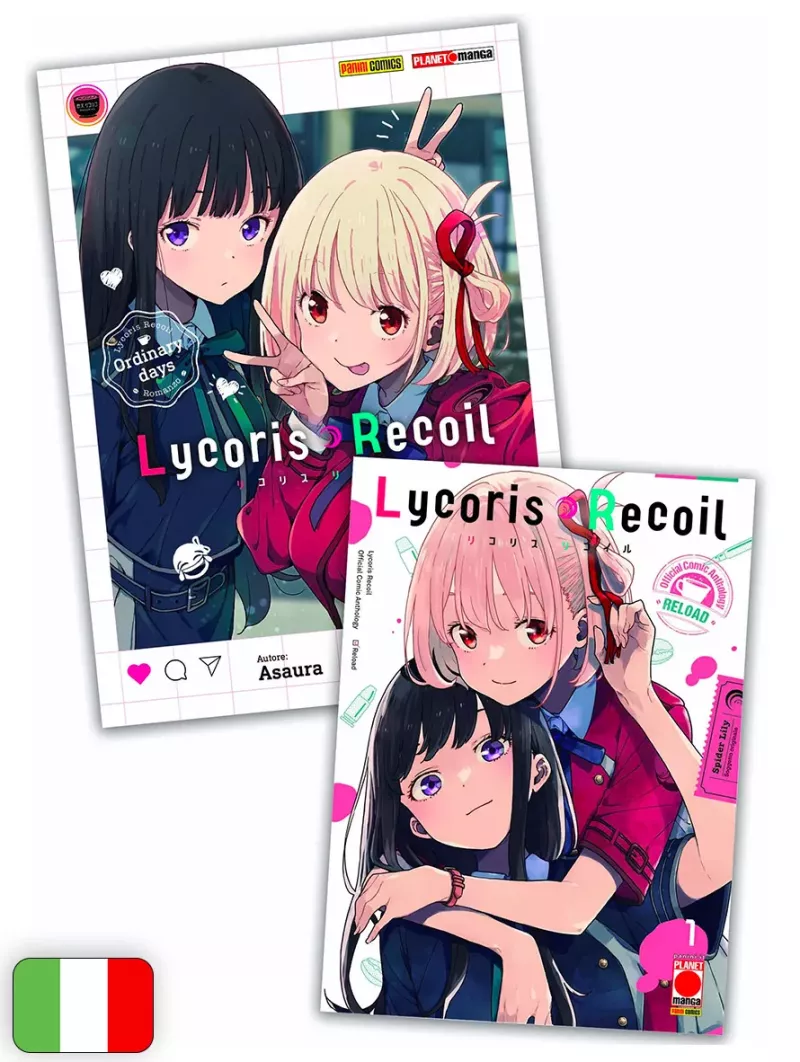 Lycoris Recoil: Ordinary Days + Lycoris Recoil Official Comic Anthology: Reload 1
