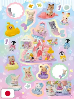 Sylvanian Families Stickers Book - Edizione Giapponese