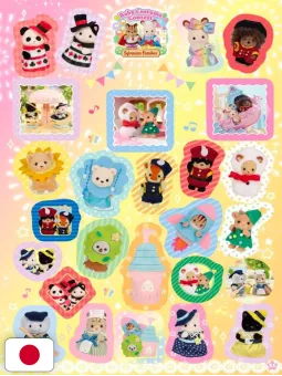 Sylvanian Families Stickers Book - Edizione Giapponese