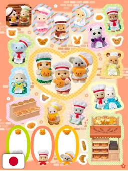 Sylvanian Families Stickers Book - Edizione Giapponese