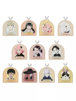 Acrylic Keychain Spy X Family You Made My Day Ichiban Kuji - Bandai Figure [1x Casuale]