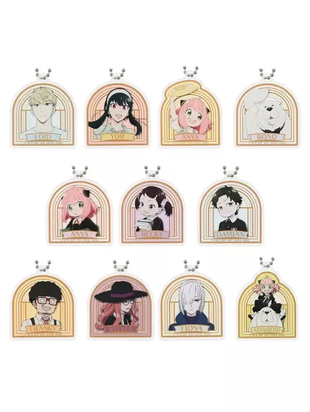 Acrylic Keychain Spy X Family You Made My Day Ichiban Kuji - Bandai Figure [1x Casuale]