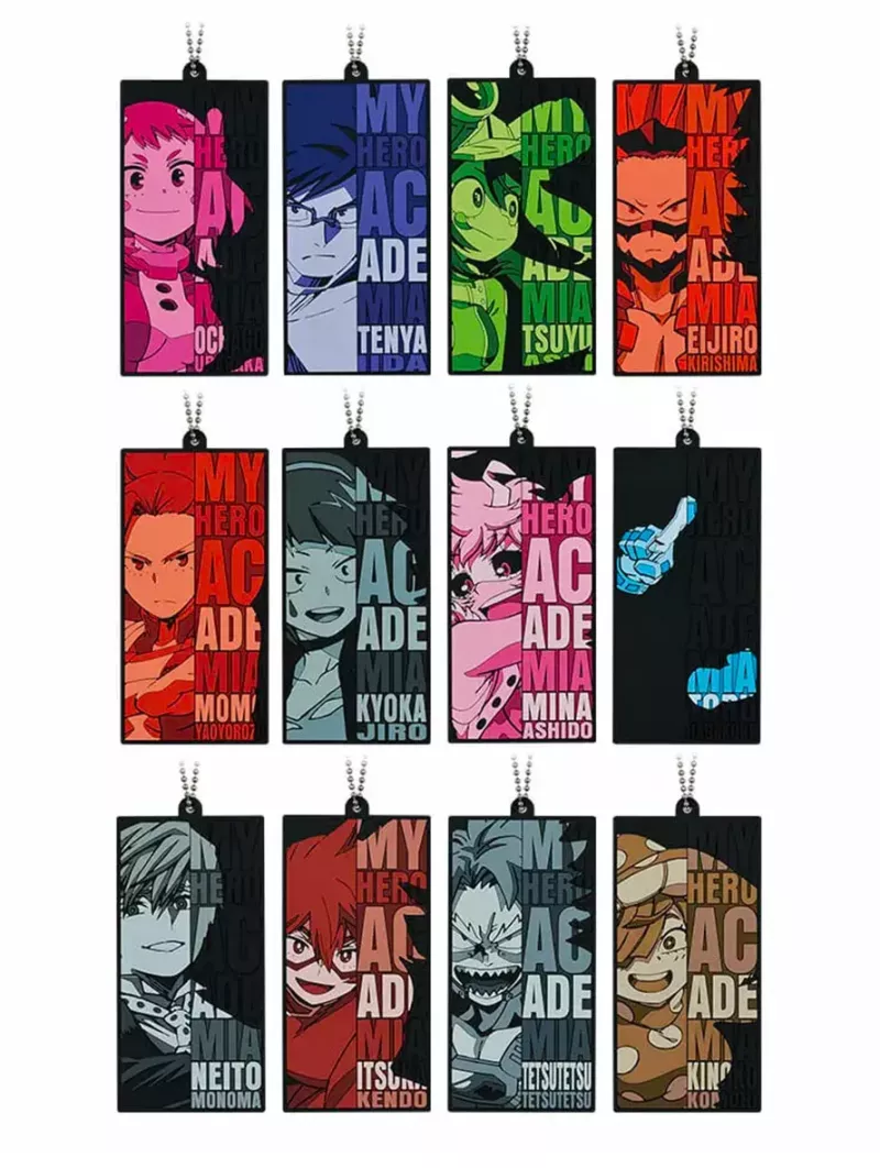 Rubber Keychain My Hero Academia Mortal Combat Ichiban Kuji - Bandai Figure [1x Casuale]