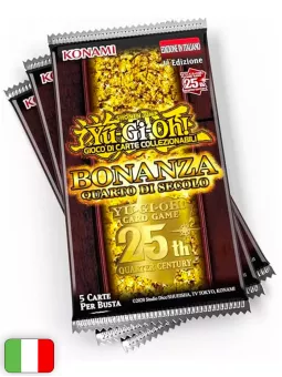 Yu-Gi-Oh! Card Game: Quarter Century Bonanza 25° Anniversario Tuckbox (3 buste) [ITA - 1a Edizione]