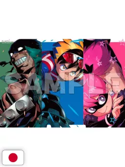 Saikyo Jump 6 2025 - Card Yu-Gi-Oh! Rush Duel + Card Kinnikuman Union Arena + Stickers Jujutsu Kaisen + Posters My Hero Academia
