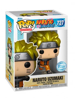 T-Shirt XL + Naruto Uzumaki (Metallic) Naruto Shippuden - Funko Pop & Tee!