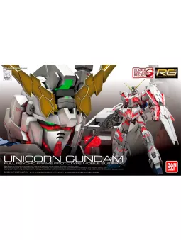 Unicorn Gundam RX-0 - Real Grade 1/144 Gunpla - Bandai Model Kit Figure