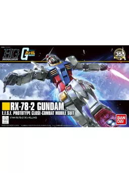 Gundam RX-78-2 - High Grade 1/144 Gunpla - Bandai Model Kit Figure
