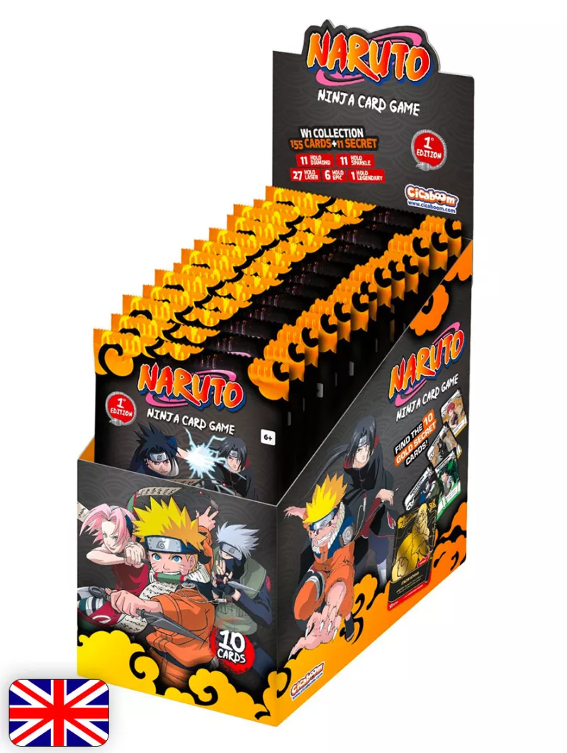[PREORDINE] Naruto Ninja Card Game - Booster Display Box (24 buste) [ENG - 1a Edizione]