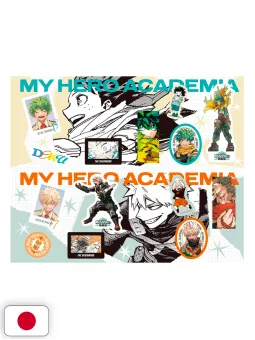 Jump Giga Summer 2025 + Sticker Album My Hero Academia + Clear Stand, Illustration Card, Poster Black Clover
