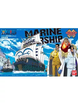 Marine Warship - One Piece Model Kit Grand Ship Collection - Bandai Figure
