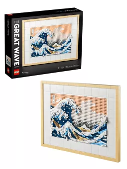 Hokusai La Grande Onda - Art - Lego