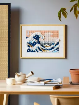 Hokusai La Grande Onda - Art - Lego