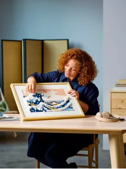 Hokusai La Grande Onda - Art - Lego
