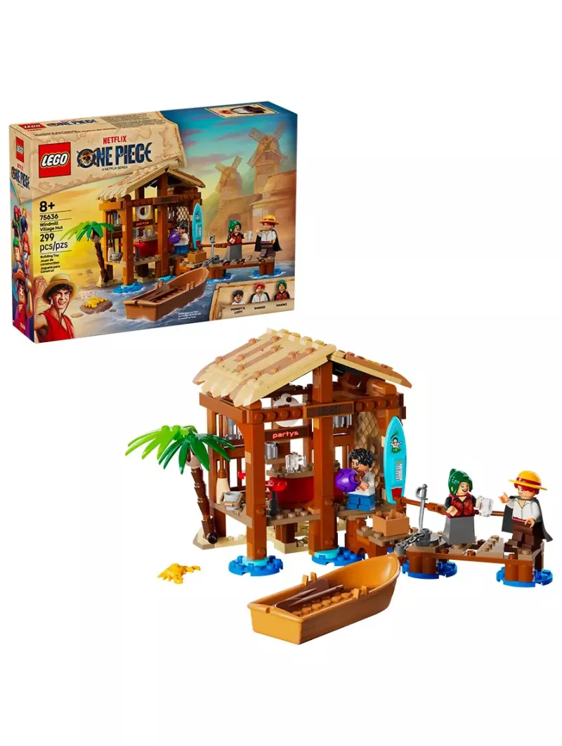 La Capanna Del Villaggio Foosha - One Piece Netflix - Lego Figure - [SCATOLA ESTERNA DANNEGGIATA]