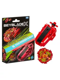 Soar Phoenix  9-60GF Deluxe Right-Spin String Launcher Set - Beyblade X - Hasbro